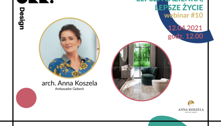 Lepsza łazienka, lepsze życie. Kolejne webinarium OKK! design
