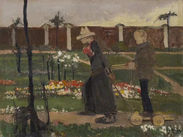 Witold Wojtkiewicz,
„Za murem”, 1906