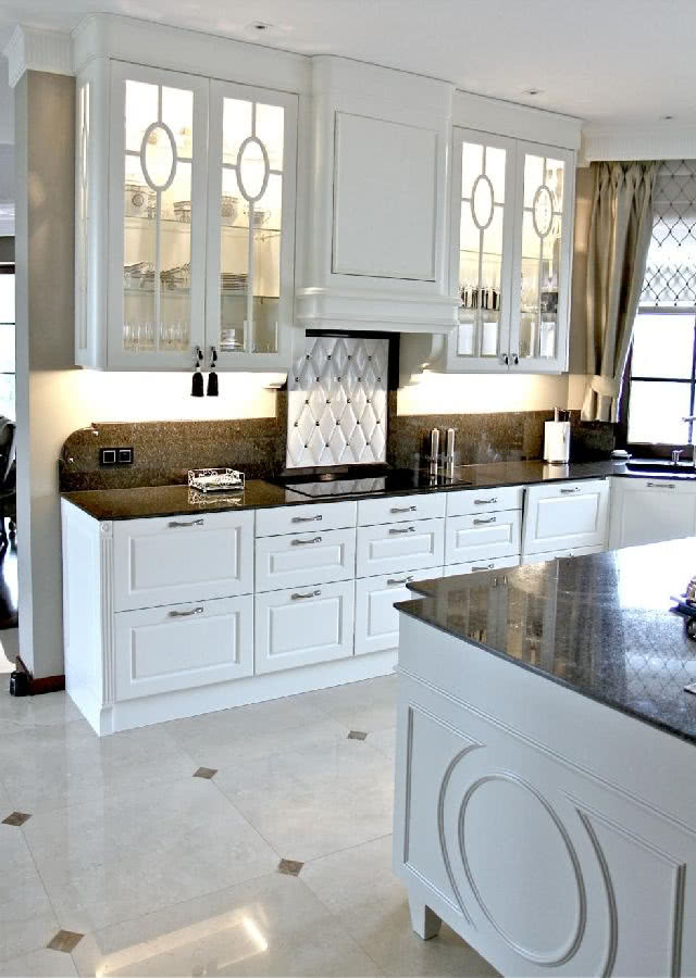 Stylowa kuchnia, projekt Dominika Rostocka