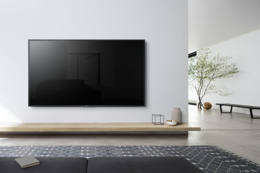 Minimalistyczny design telewizora Sony 4K HDR...