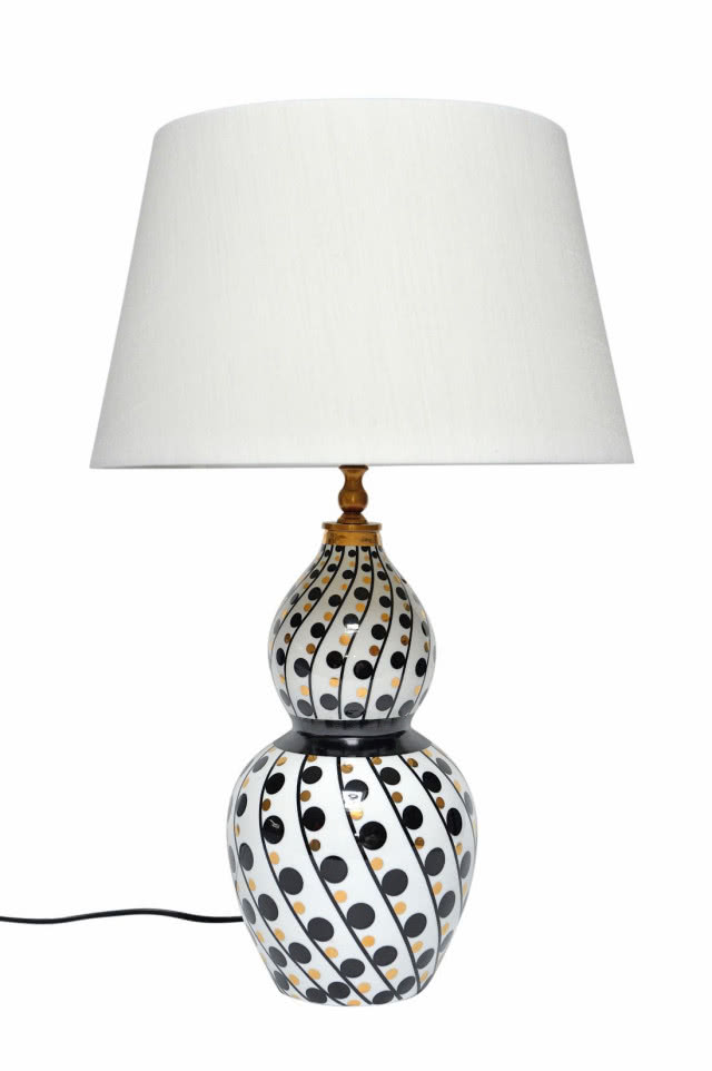 lampa podstawa w kropki