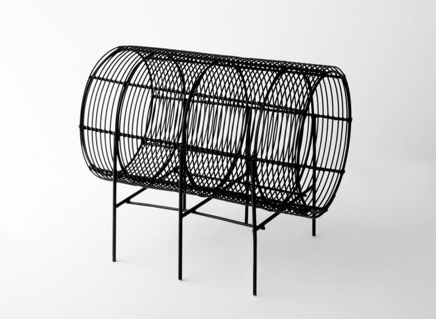 Kosz tkacki z kolekcji Frugal, proj. Celia-Hannes