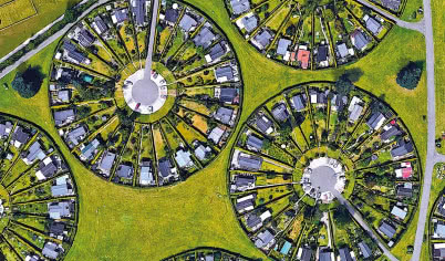 Okrągłe ogródki Brøndby Haveby w Danii: ich celem jest integrowanie społeczności!