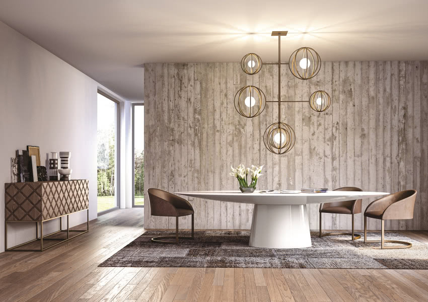 Seria stołów UFO z oferty Emmemobili...