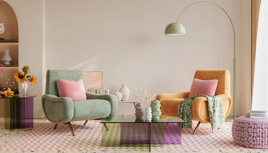 Kolory pastelowe wracają, ale nie tak, jak myślisz! Oto najmodniejsze aranżacje 2025