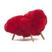 Fotel Bolotas (Żołędzie) wykonany został z...