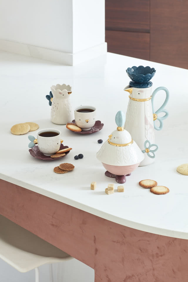 ŁDF2023, must have, Kolekcja Kawki, projekt Aleksandra Żeromska produkcja Lladró