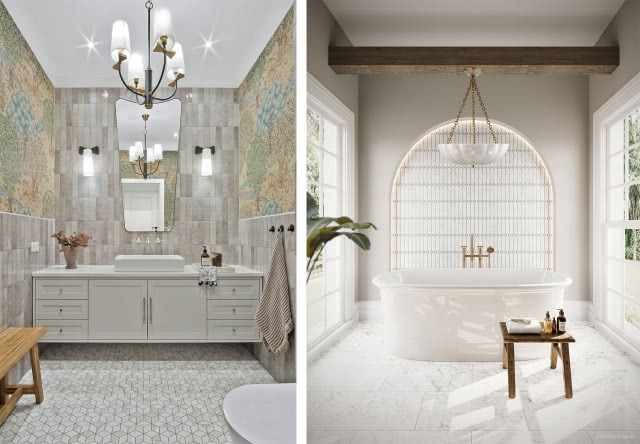 mozaika w kolorach ziemi 