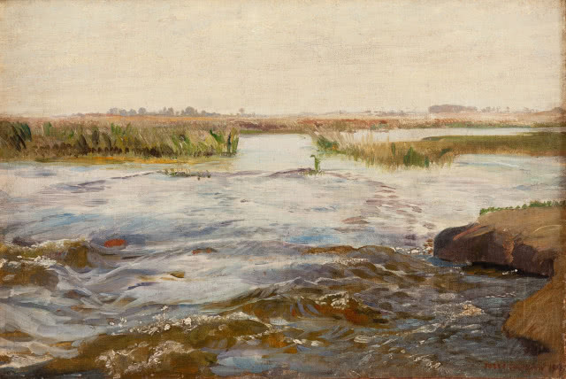 "Zalana łąka" Józefa Chełmońskiego