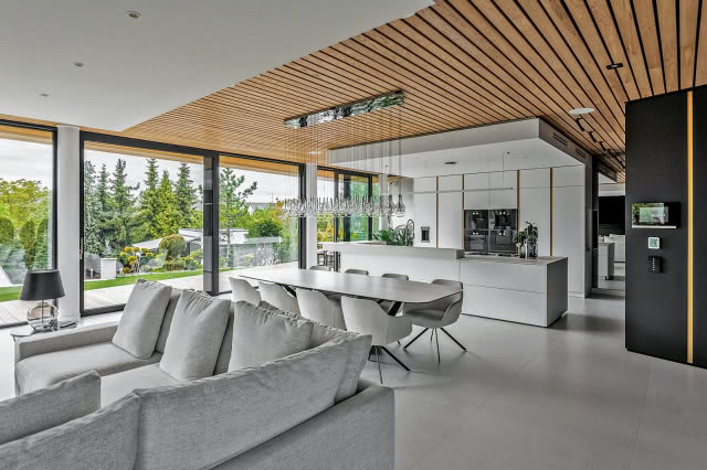 modna kuchnia z wyspą 