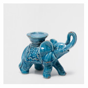 Ceramiczny świecznik w kształcie słonia