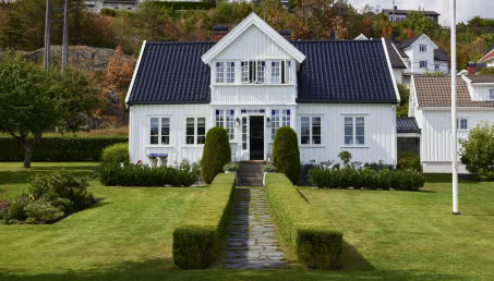 Wejście do raju - osada na przedmieściach norweskiego Arendal