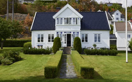 Wejście do raju - osada na przedmieściach norweskiego Arendal