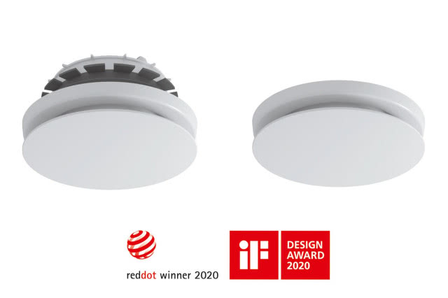 Nowy grzejnik Zehnder Deseo Verso i kolejna, prestiżowa nagroda dla nowego anemostatu Zehnder ComfoValve Luna E