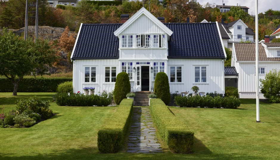 Wejście do raju - osada na przedmieściach norweskiego Arendal