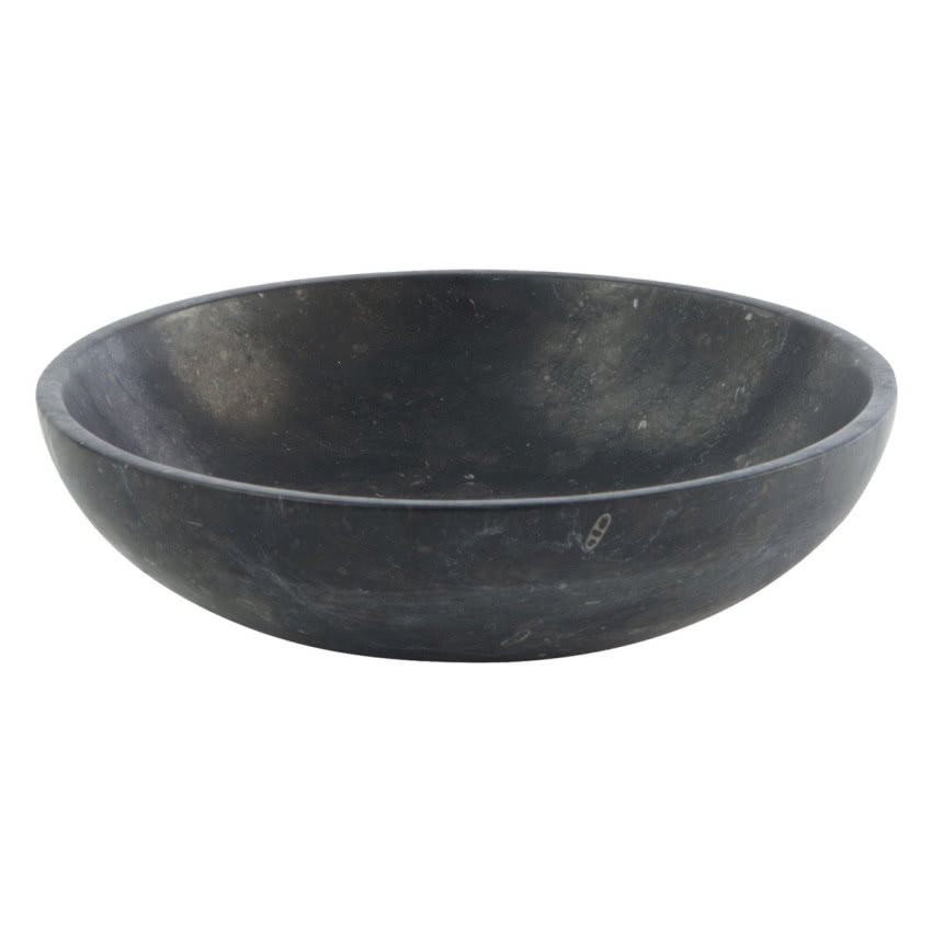 Misa Hammam z czarnego marmuru, śr. 25 cm,...