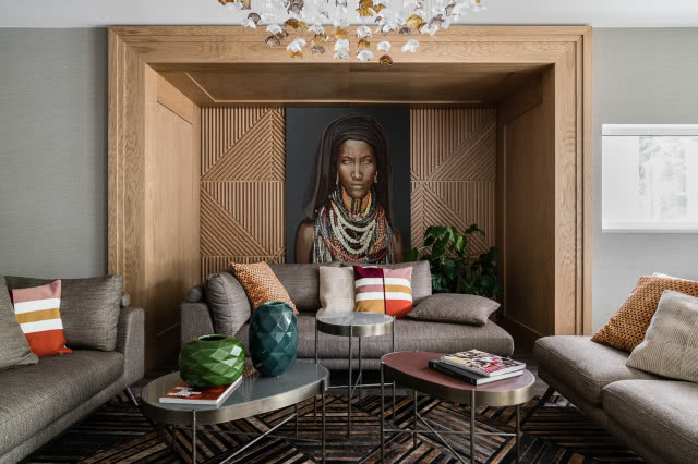 Afrykański wystrój w mieszkaniu