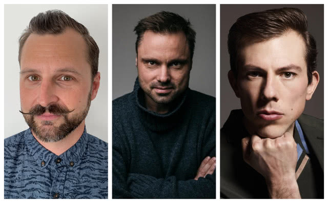 Od lewej: Daniel Svahn, Matti Klenell i Matteo Cibic.