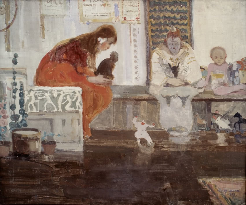 Witold Wojtkiewicz, "Cyrk II" z cyklu "Cyrk",...