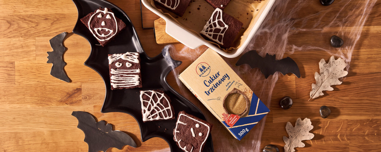 Halloweenowe brownie