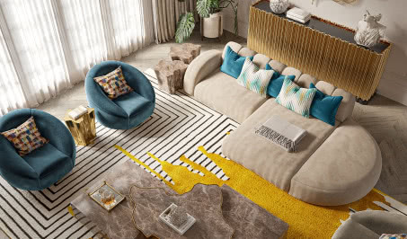 Te wnętrza są bardzo efektowne dzięki jednej zasadzie! Odkryjcie ją, a pomoże urządzić dom