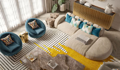 Te wnętrza są bardzo efektowne dzięki jednej zasadzie! Odkryjcie ją, a pomoże urządzić dom