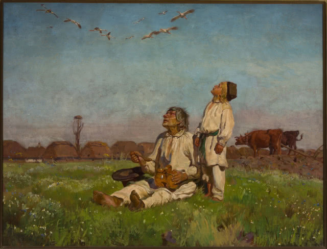 "Bociany" Józefa Chełmońskiego