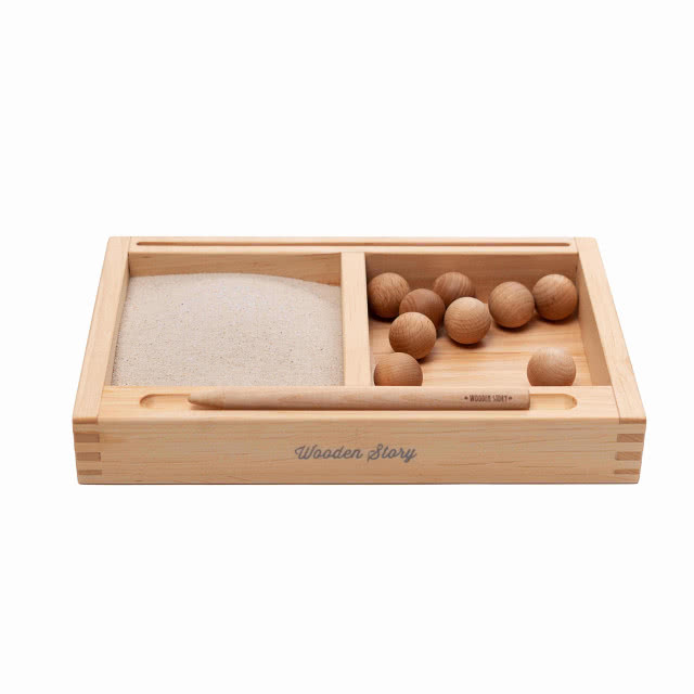 drewniane pomoce Montessori