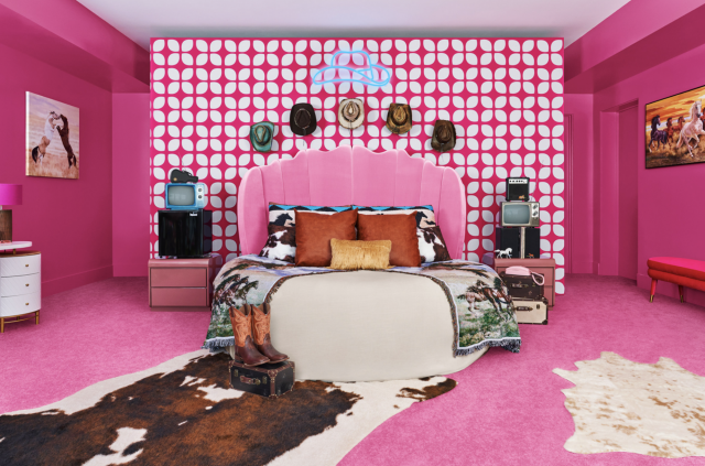 sypialnia w domu Barbie