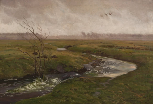 "Wiosna" Józefa Chełmońskiego