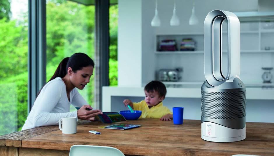 Dyson Pure Hot + Cool ™ inteligentnie oczyszcza, grzeje i chłodzi powietrze