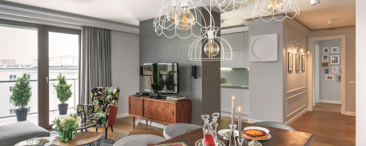 Szyk rodem z Paryża w apartamencie na warszawskim Mokotowie