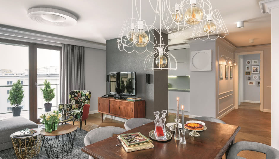 Szyk rodem z Paryża w apartamencie na warszawskim Mokotowie