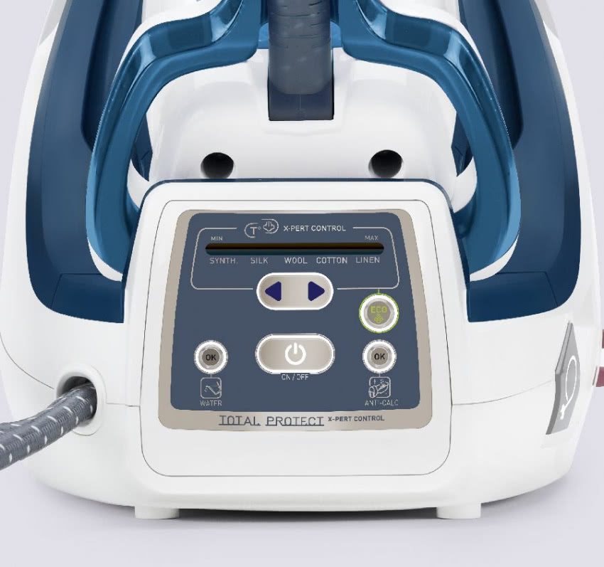 Panel sterowania generatora pary Total Protect...