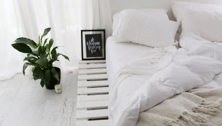 Pomysł na łóżko z palet