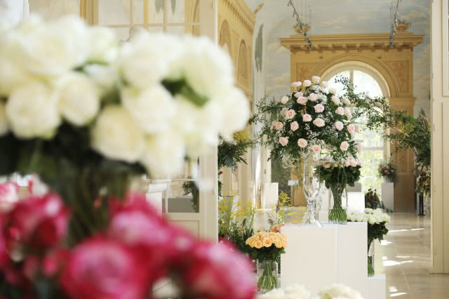 wystawa bukietów róż