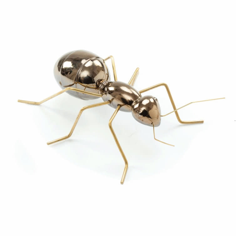 Ręcznie robiona mrówka ceramiczna Gold