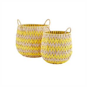 Zestaw dwóch koszy z wikliny, Madam Stoltz, MORE MADAM, 215 zł