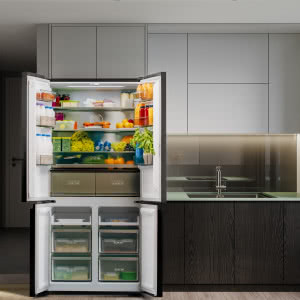 Kuchnia w idealnej harmonii. Odkryj lodówki Multidoor Slot-in - technologię, która wtapia się w design