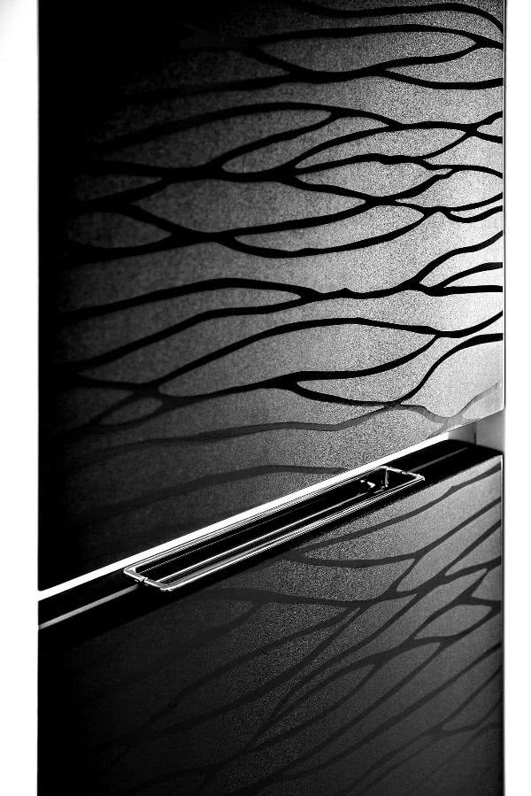 Szafka łazienkowa supek Antado Pacific z czarnym...