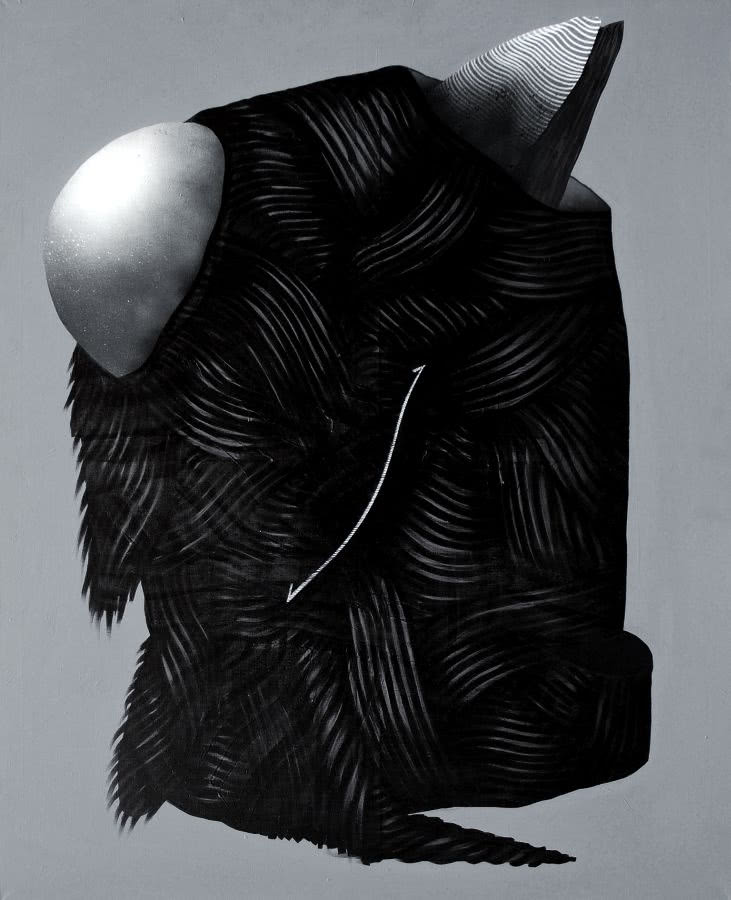 Cezary Poniatowski, bez tytułu II, 2011, akryl,...