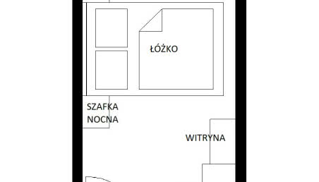 Aranżacja ciemnej sypialni