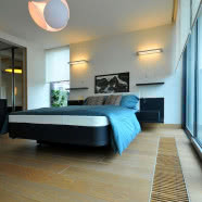 Nowoczesna architektura i widok na Tatry