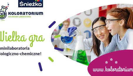 Kolorowe laboratoria powstaną w kolejnych polskich szkołach. Wystartowała II edycja „Koloratorium” Śnieżki!
