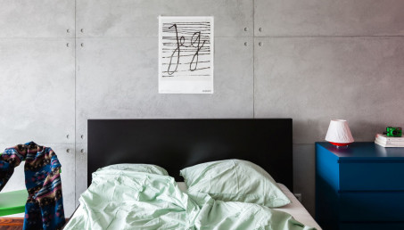 Surowe piękno loftu na warszawskim Mokotowie