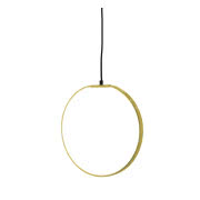 Lampa wisząca Round, złota, Bloomingville