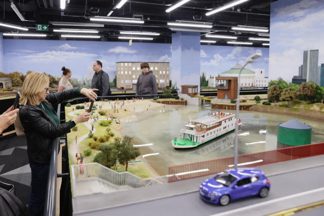 makieta, prom na Wiśle