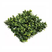 Emerald Panele ze sztucznych liści śliwy, 4 szt., 50x50 cm