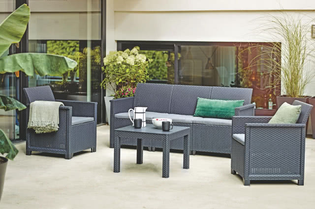 meble ogrodowe zestaw technorattan