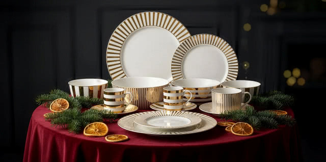 Kolekcja porcelany Gold 